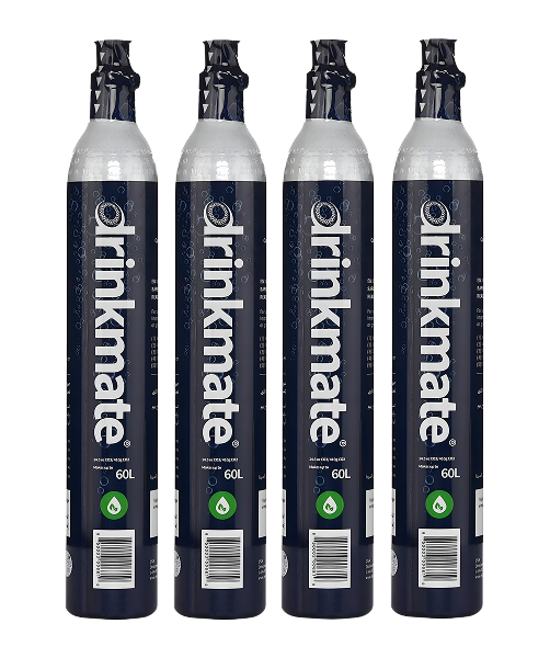 Drinkmate 60L (14.5L) CO2 Cylinders – 4 Pack