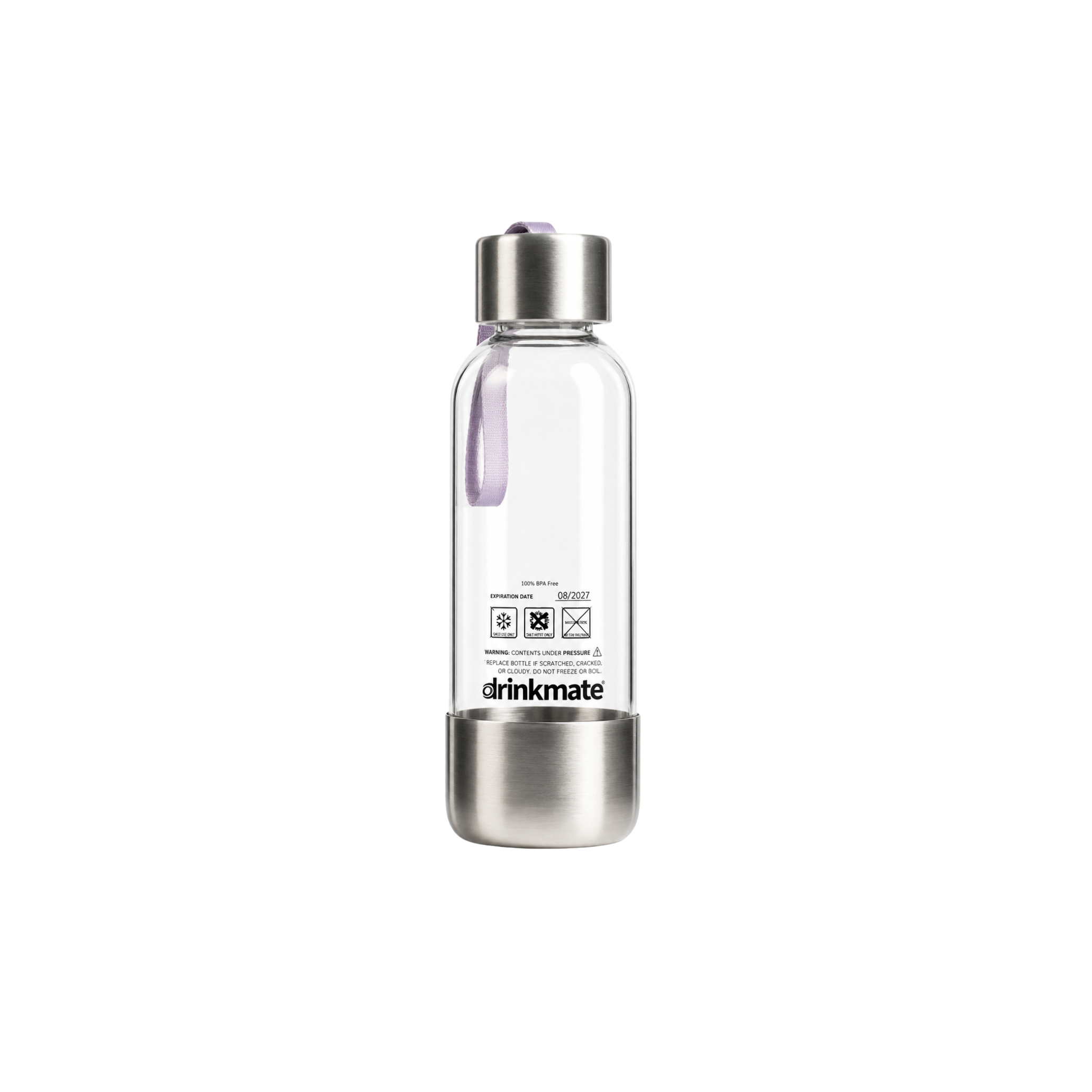 Untitled design - 2026-05-06T121115.396 Drinkmate | Extra 500 ml Plastic Soda bottle stainless steel base multiple colors - Image 1