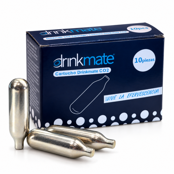 Drinkmate 8g CO₂ Cartridges – 10 Pack